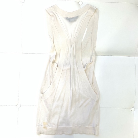BCBG MAXAZRIA Sleeveless White Top Sz S - Picture 5 of 5